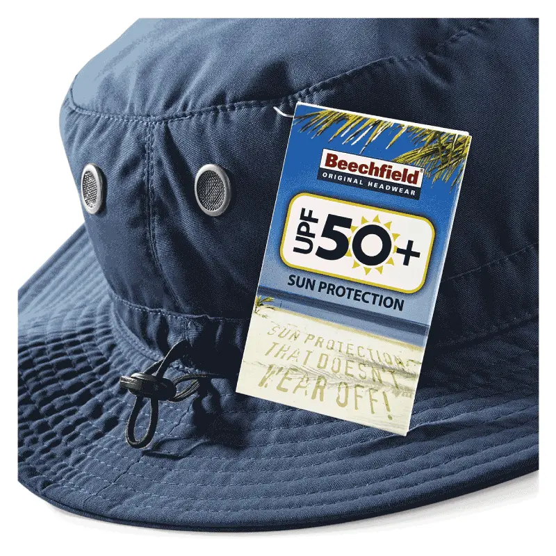 BC088 beechfield cargo bucket hat navy