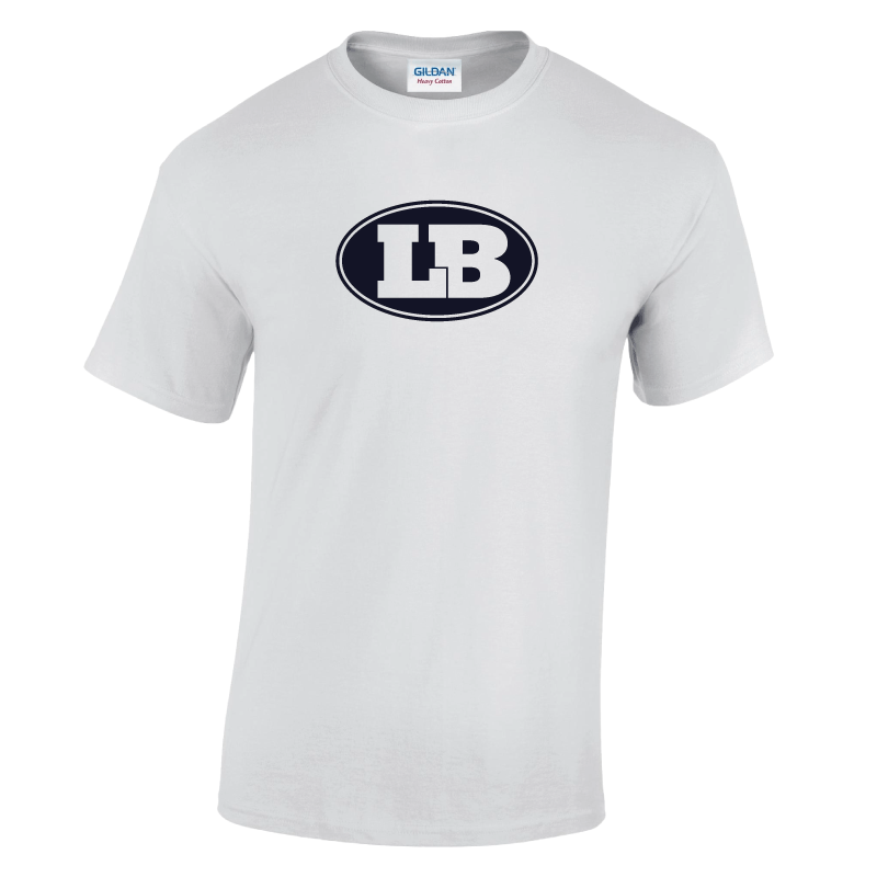 Gildan GD001 tee shirt london blitz american football club printed tee white
