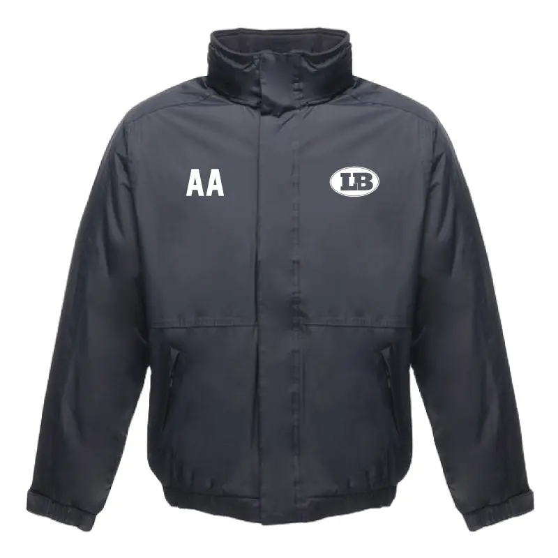 Regatta professional RG045 dover jacket fleece-lined waterproof london blitz amercian football club navy