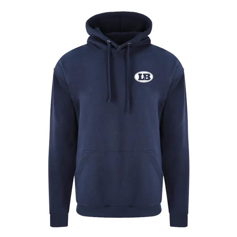 proRTX RX350 heavyweight hooded sweatshirt navy london blitz american football club finsbury park small logo
