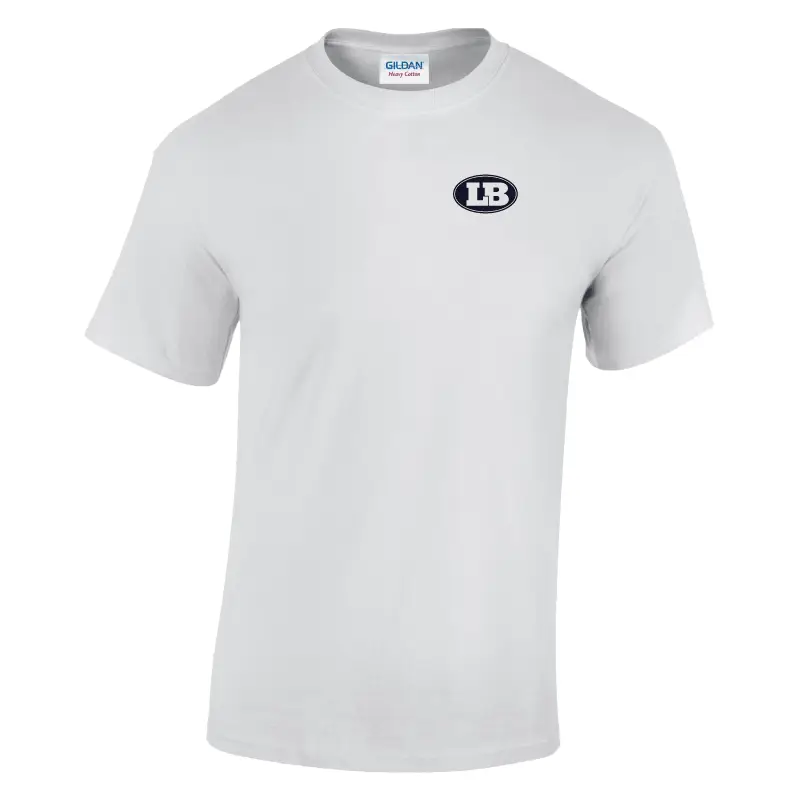 Gildan GD001 tee shirt london blitz american football club printed tee white