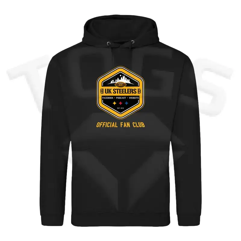 AWDI just hoods all we do is JH01 JH001 varsity hoodie uk steelers uk pittsburgh steelers fans fan club united kingdom british american football nfl togsbyemma