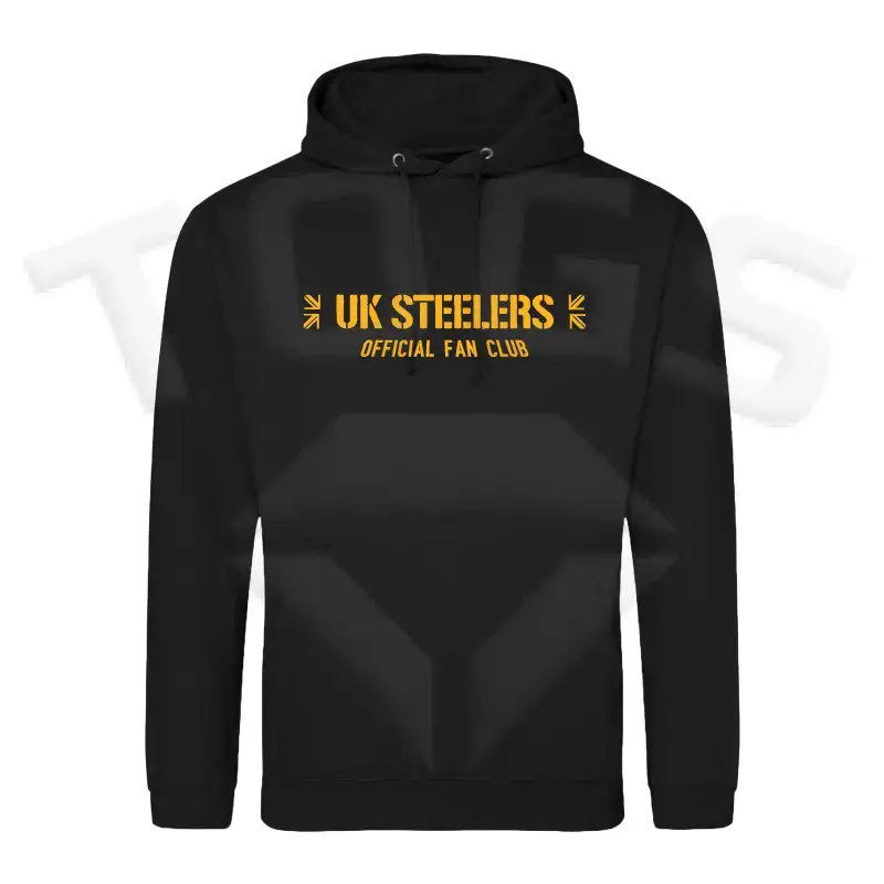 AWDI just hoods all we do is JH01 JH001 varsity hoodie uk steelers uk pittsburgh steelers fans fan club united kingdom british american football nfl togsbyemma