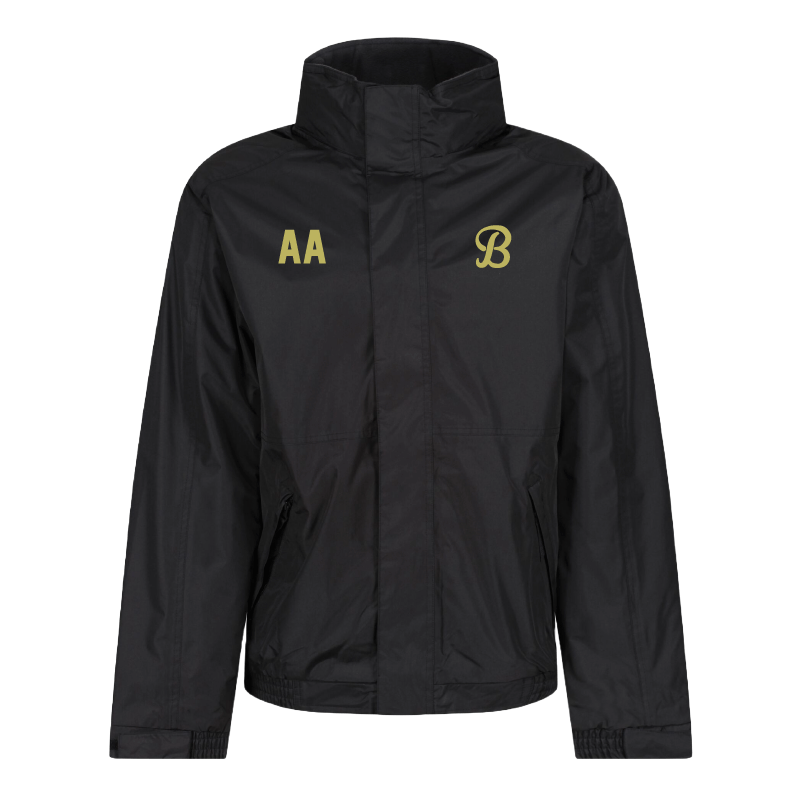 regatta professional rg045 dover jacket windproof waterproof brunel burners american football afc brunel university