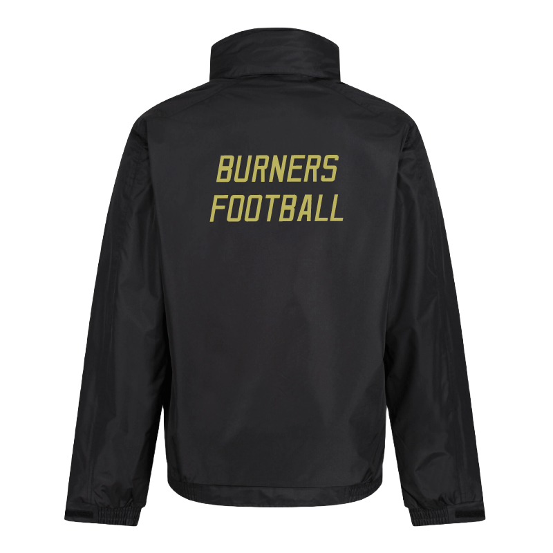 regatta professional rg045 dover jacket windproof waterproof brunel burners american football afc brunel university
