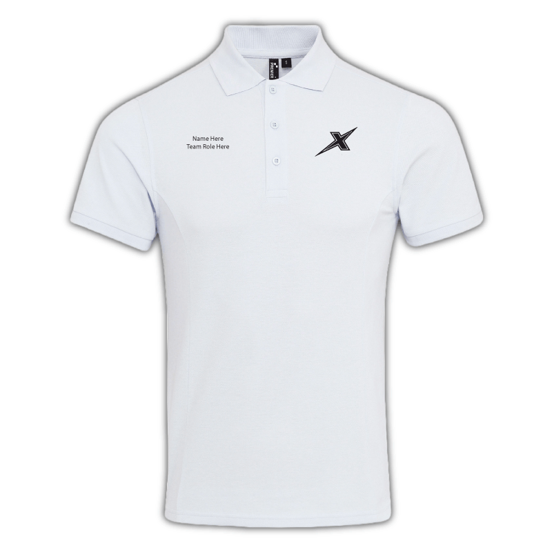 PR630 PREMIER COOL PLUS POLO SHIRT KENT EXILES AMERICAN FOOTBALL CLUB AFC BRITISH AMERICAN FOOTBALL BAFA