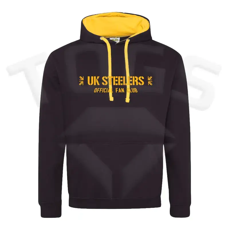 AWDI just hoods all we do is jh03 jh003 varsity hoodie zoodie hoodie uk steelers uk pittsburgh steelers fans fan club united kingdom british american football nfl togsbyemma