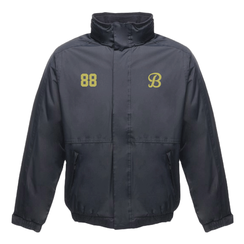 regatta professional rg045 dover jacket windproof waterproof brunel burners american football afc brunel university