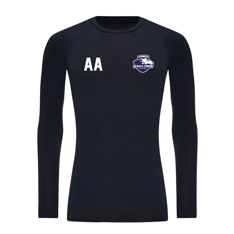 jc232 AWDI longsleeve performance tee Wembley Stallions afc american football middlesex