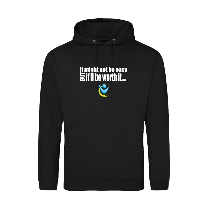 jh001 black awdi just hoods pullover hoodie hooded sweatshirt Family based solutions FBS charity domestic abuse domestic violence young people family support counselling trauma togs by emma togsbyemma