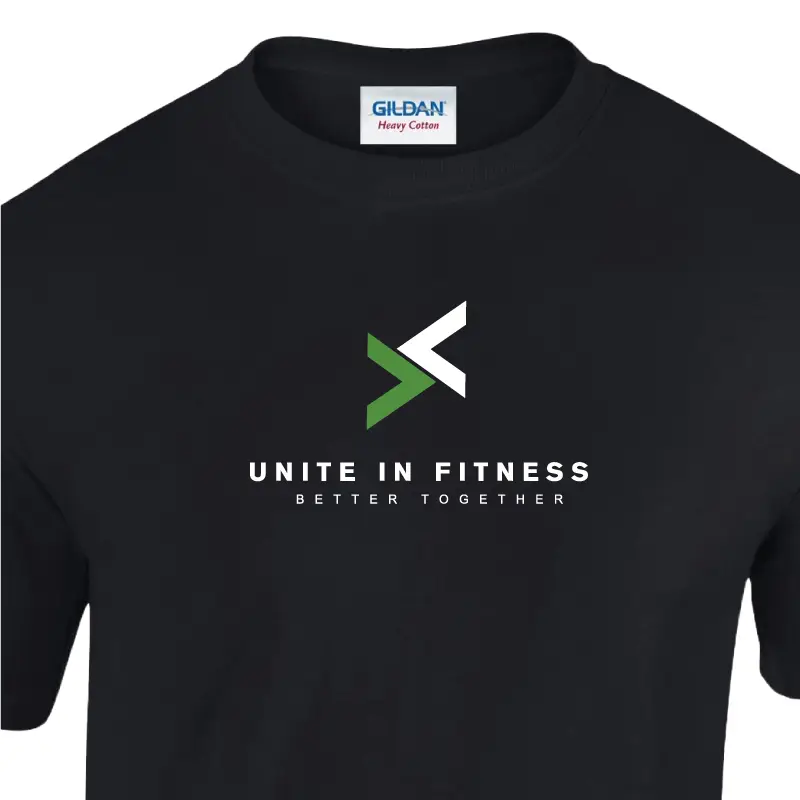 Official Unite In Fitness gym enfield gd001 softstyle lightweight tee shirt gildan