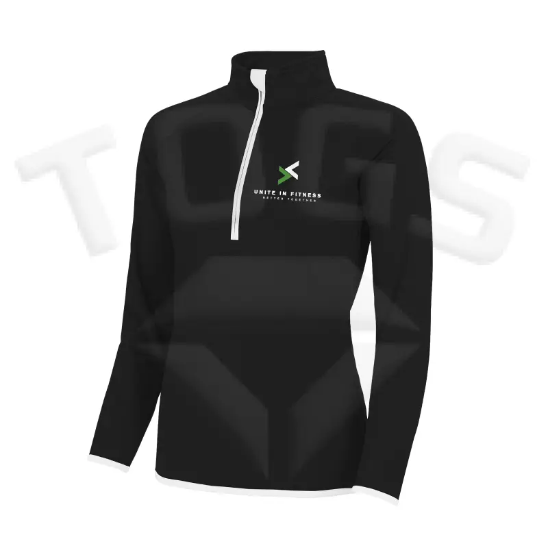 AWDI just cool JC0316 women ladies half zip sweatshirt gym enfield togsbyemma unite in fitness enfield business awards