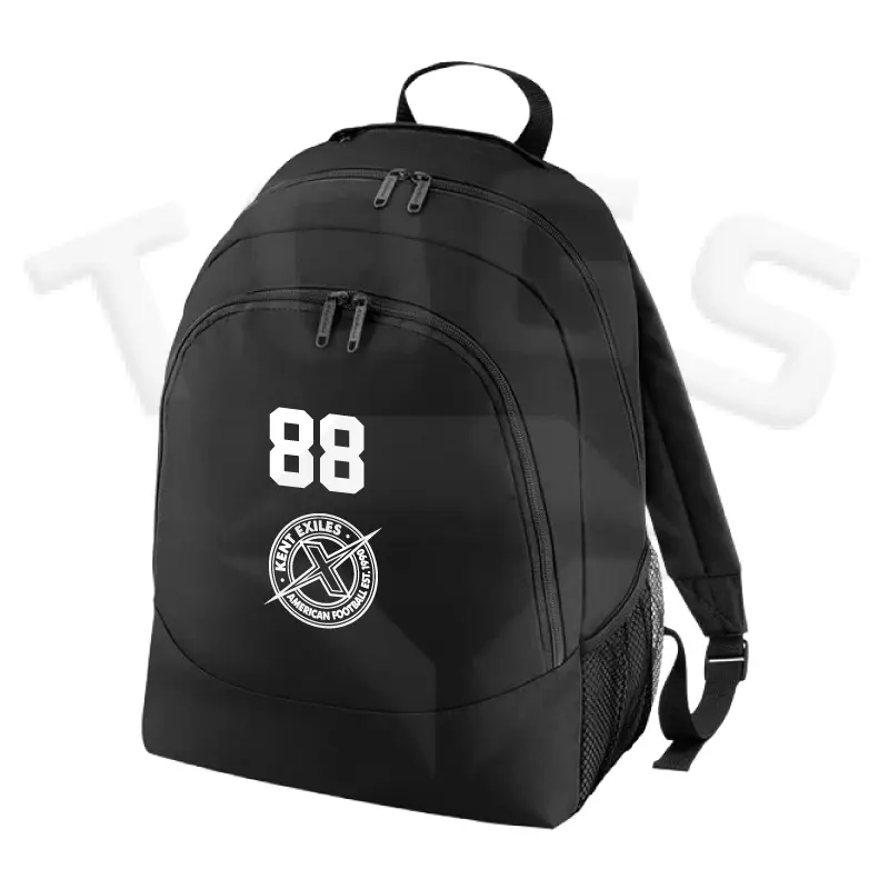 kent exiles afc bag base bagbase quadra bg200 freestyle holdall kent exiles afc american football club once an exile always an exile