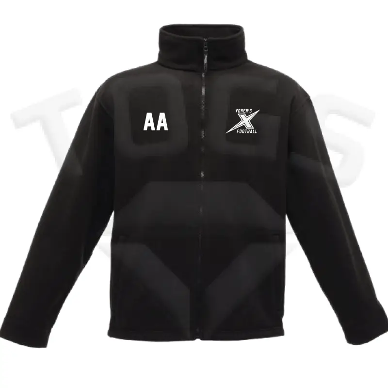 heavyweight regatta professional thor iii thor 350 black fleece jacket heavyweight academy womens ladies men's RALAWISE PENCARRIE KENT EXILES AFC AMERICAN FOOTBALL CLUB ONCE AN EXILES ALWAYS AN EXILE