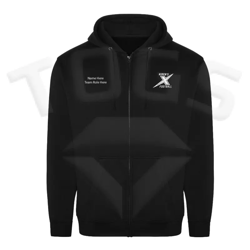 pro rtx prortx rx351 zipped hoodie hooded sweatshirt zoodie zippie academy womens ladies men's RALAWISE PENCARRIE KENT EXILES AFC AMERICAN FOOTBALL CLUB ONCE AN EXILES ALWAYS AN EXILE