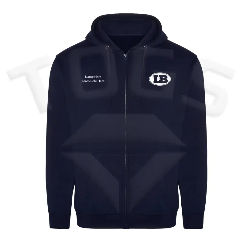 zoodie PRORTX PRO RTX RX351 ZIPPED HOODIE HOODED SWEATSHIRT HEAVYWEIGHT LONDON BLITZ AMERICAN FOOTBALL CLUB AFC FINSBURY PARK BRITISH AMERICAN FOOTBALL BAFA