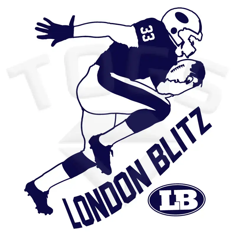 elite GILDAN GD024 GD24 GD15 GD015 MIDWEIGHT SOFTYLE TEE AMERICAN FOOTBALL PLAYER DESIGN LONDON BLITZ AFC finsbury park