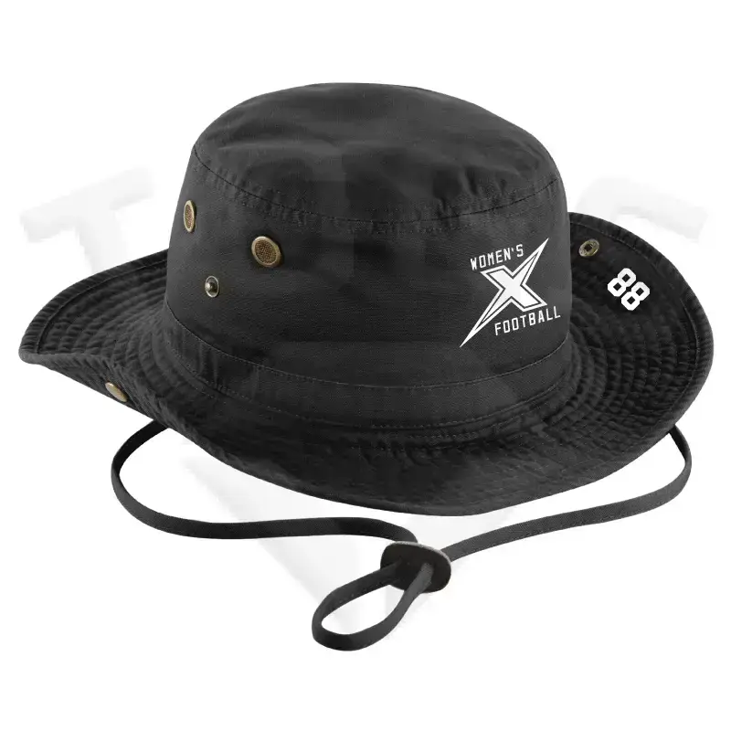 BC789 BB789 B789 BEECHFIELD OUTBACK BOONIE HAT AMERICAN FOOTBALL London kent exiles afc bromley beaverwood
