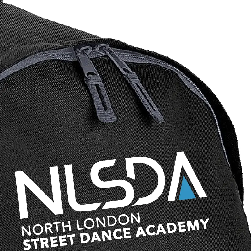 bagbase bag base bg125 Original fashion backpack NLSDA NORTH LONDON STREET DANCE ACADEMY MERCHANDISE MERCH ENFIELD LONDON DANCE CLASS DANCE SCHOOL